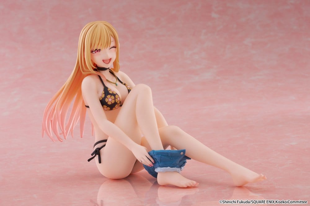 My Dress-Up Darling Desktop Cute PVC Figur Marin Kitagawa (Measured Swimsuit Ver.) Reissue 13 cm