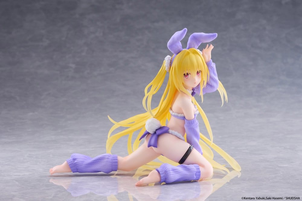 To Love-Ru Darkness MOFLOCK PVC Figur Golden Darkness (Fluffy Bunny Ver.) 13 cm