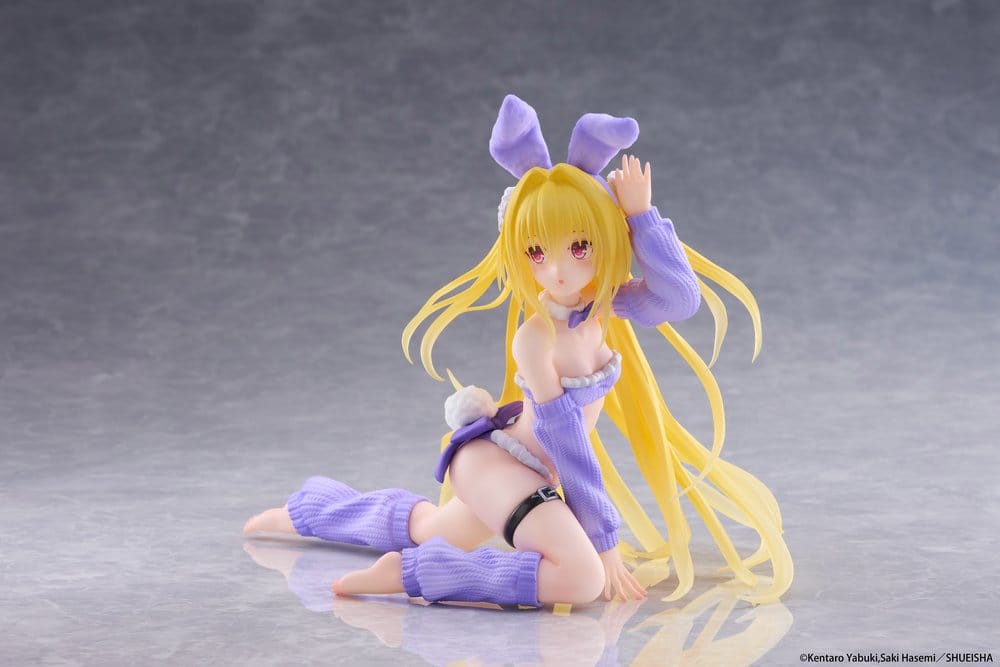 To Love-Ru Darkness MOFLOCK PVC Figur Golden Darkness (Fluffy Bunny Ver.) 13 cm