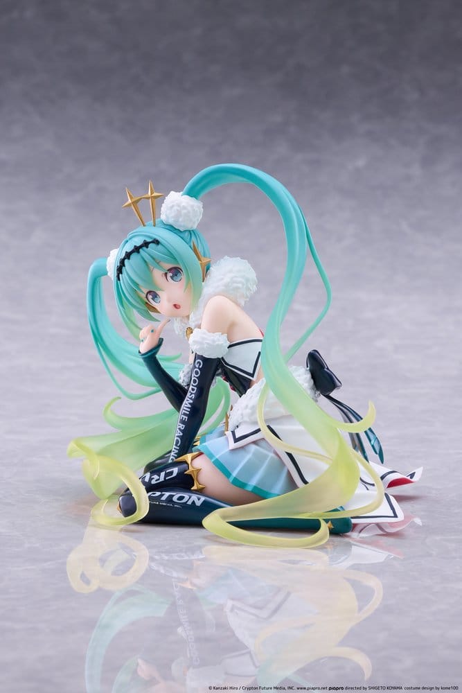 Hatsune Miku Taito Kuji PVC Figur Racing Miku 2018 Ver. Round 8 13 cm