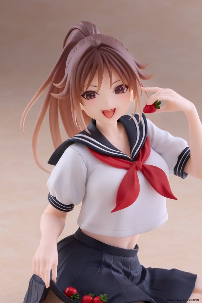Strawberry 100% Desktop Cute PVC Figur Satsuki Kitaoji (School uniform Ver.) 18 cm