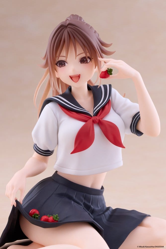Strawberry 100% Desktop Cute PVC Figur Satsuki Kitaoji (School uniform Ver.) 18 cm