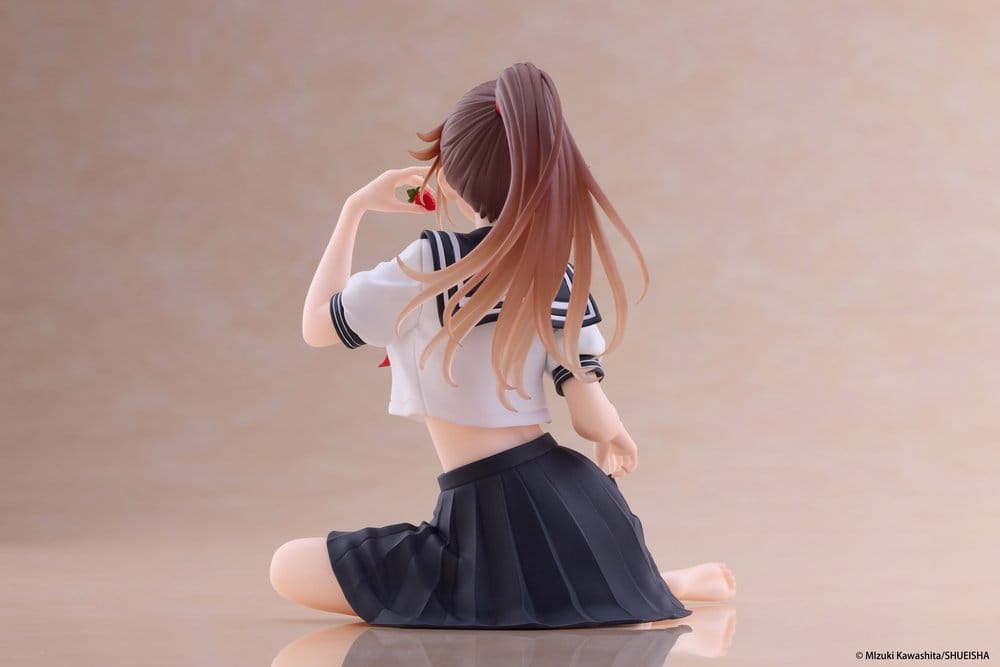 Strawberry 100% Desktop Cute PVC Figur Satsuki Kitaoji (School uniform Ver.) 18 cm