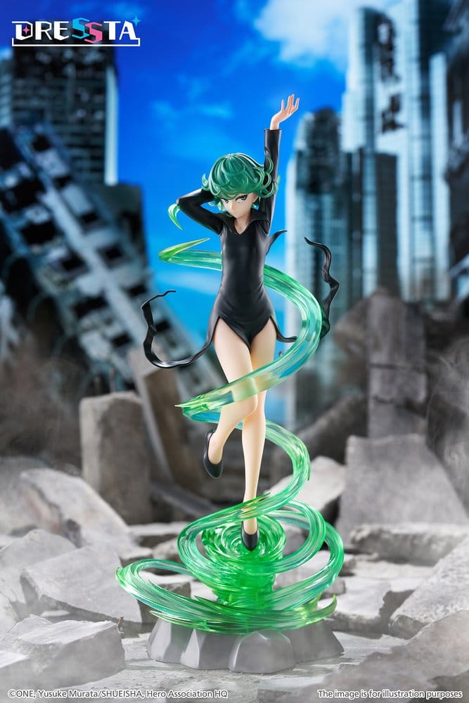 One-Punch Man Dressta PVC Figur Terrible Tornado 24 cm