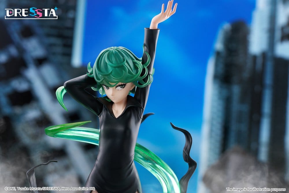 One-Punch Man Dressta PVC Figur Terrible Tornado 24 cm