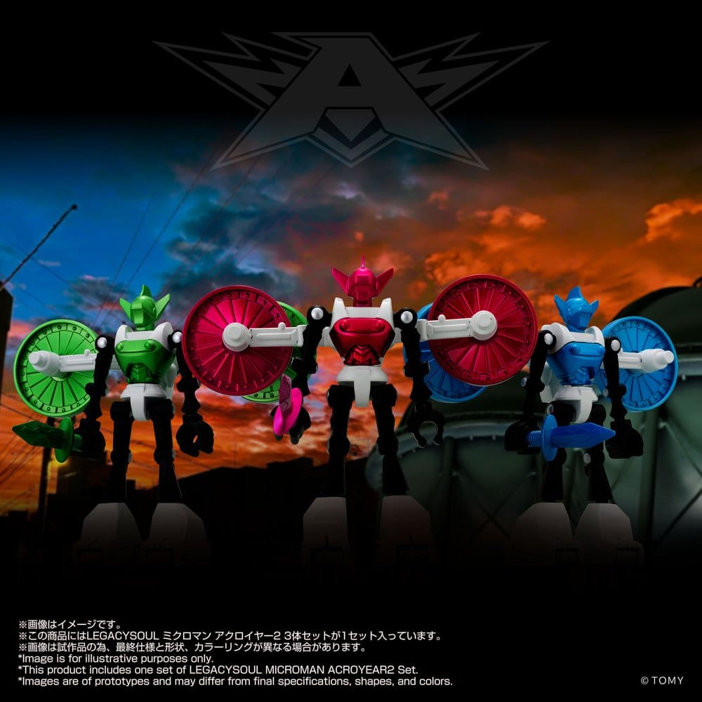 Microman Legacysoul Actionfiguren 3er-Pack Acroyear 2