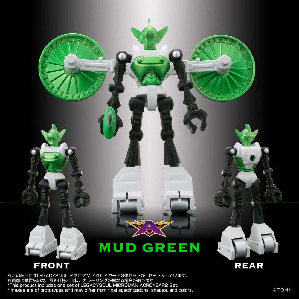 Microman Legacysoul Actionfiguren 3er-Pack Acroyear 2