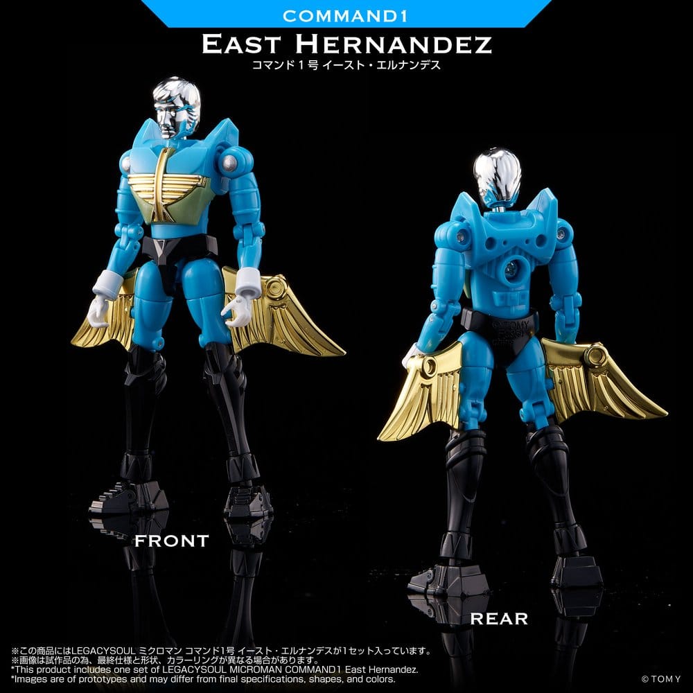 Microman Legacy Soul Actionfigur Command 1 East Hernandez