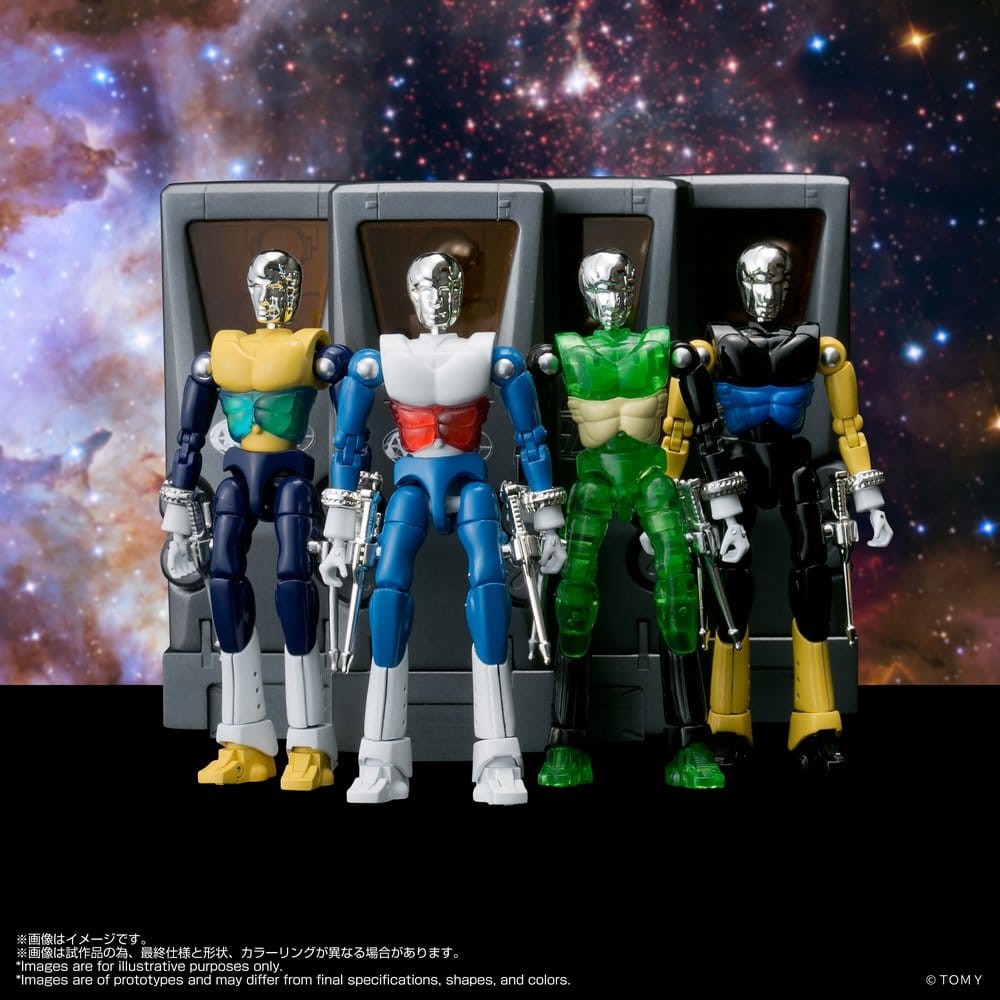 Microman Legacysoul Actionfiguren 4er-Pack SPYM M14X Set