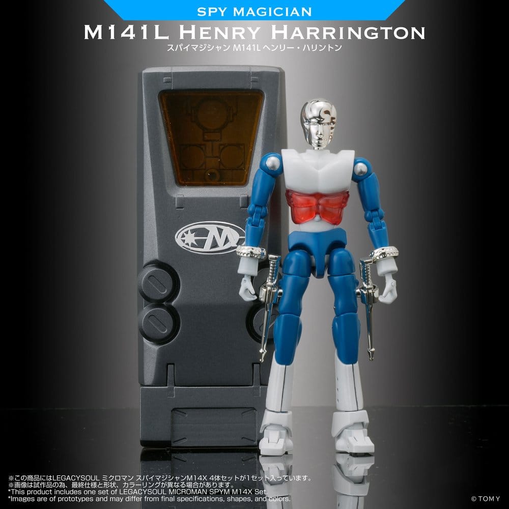 Microman Legacysoul Actionfiguren 4er-Pack SPYM M14X Set