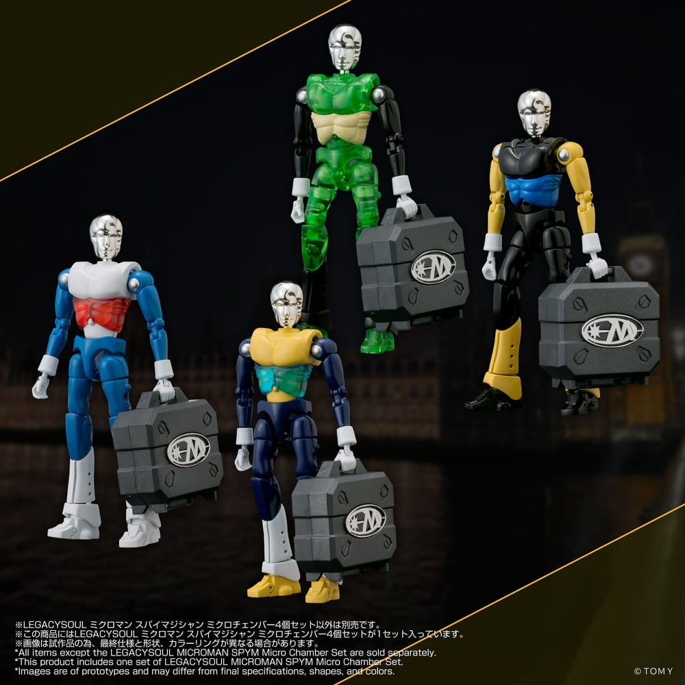 Microman Legacysoul Zubehör Set für Actionfiguren SPYM Micro Chamber Set