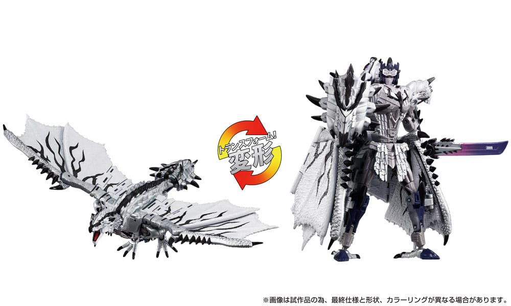 Transformers Team-Up Series Actionfigur Monster Hunter Silver Rathalos Prime 13 cm