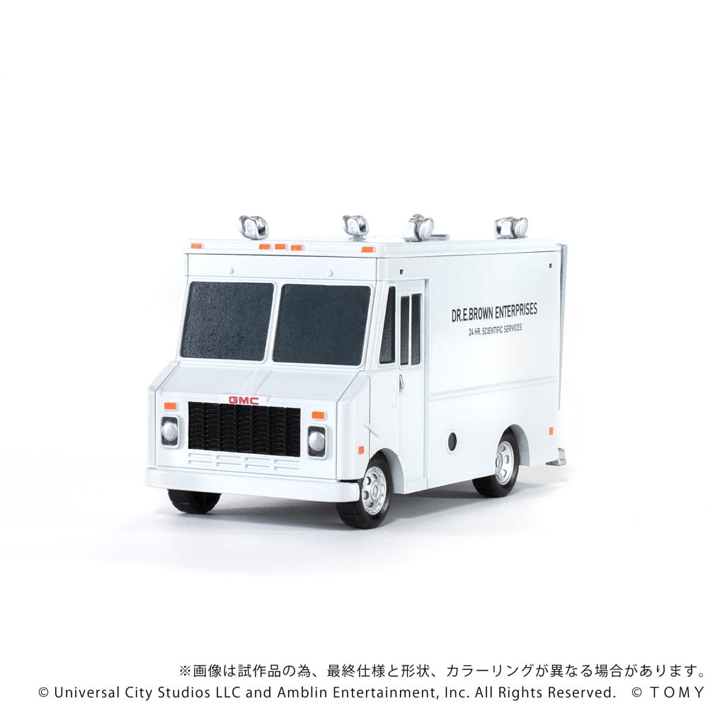 Zurück in die Zukunft Q-Village Fahrzeuge mit Minifiguren Time Machine Deluxe Set 9 cm