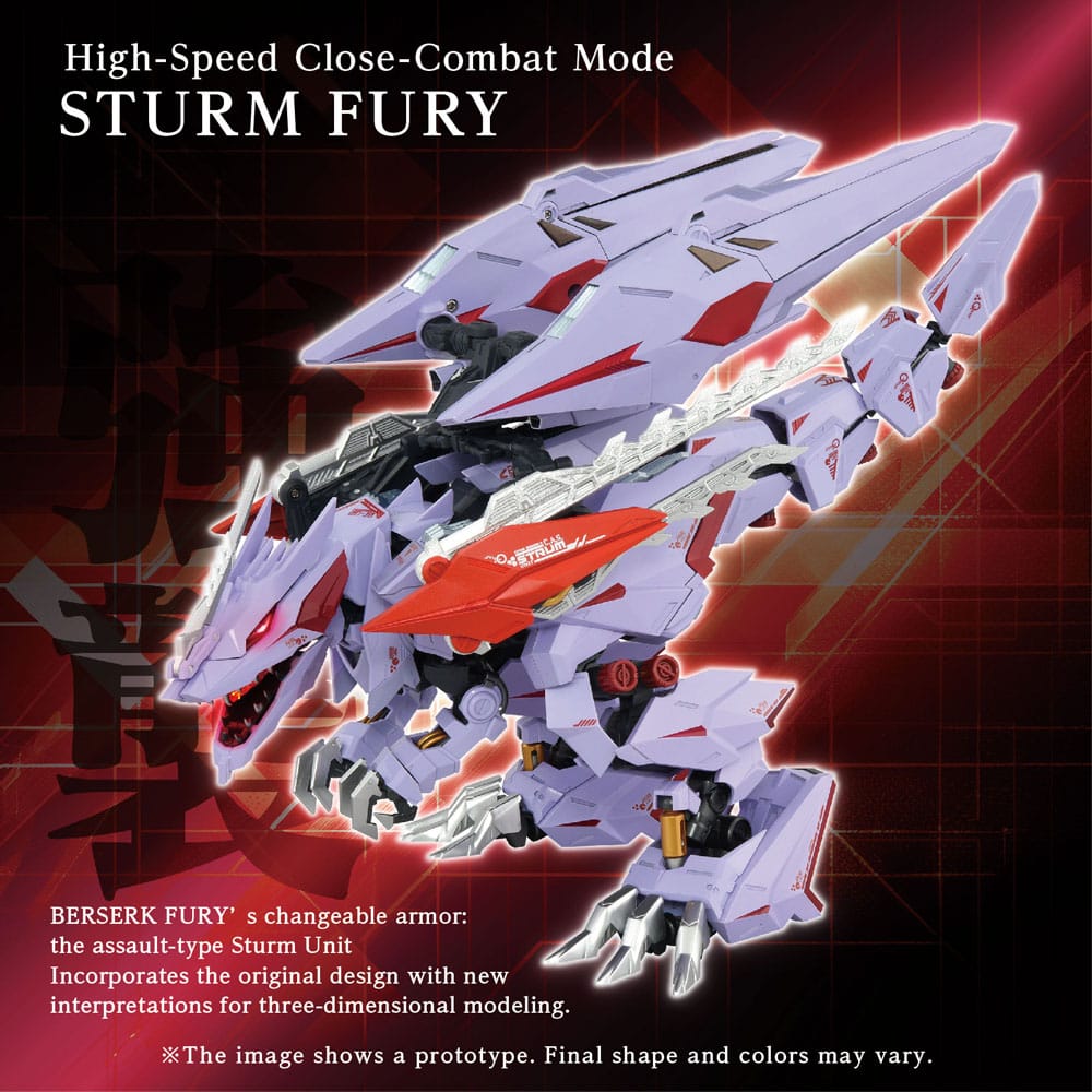Zoids Model Kit Zubehör-Set AM-Z01CP Berserk Fury Sturm & Jagd Unit 