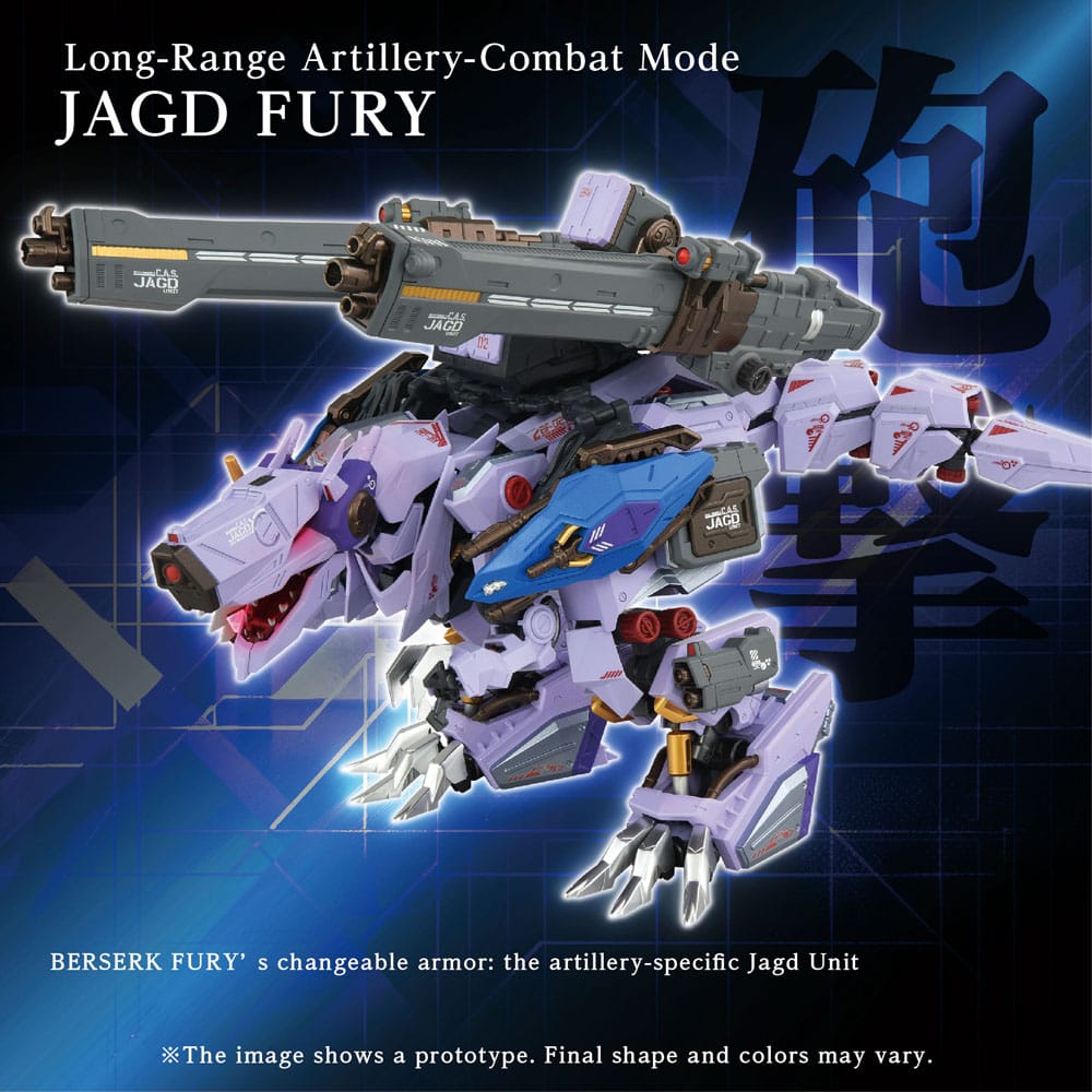 Zoids Model Kit Zubehör-Set AM-Z01CP Berserk Fury Sturm & Jagd Unit 