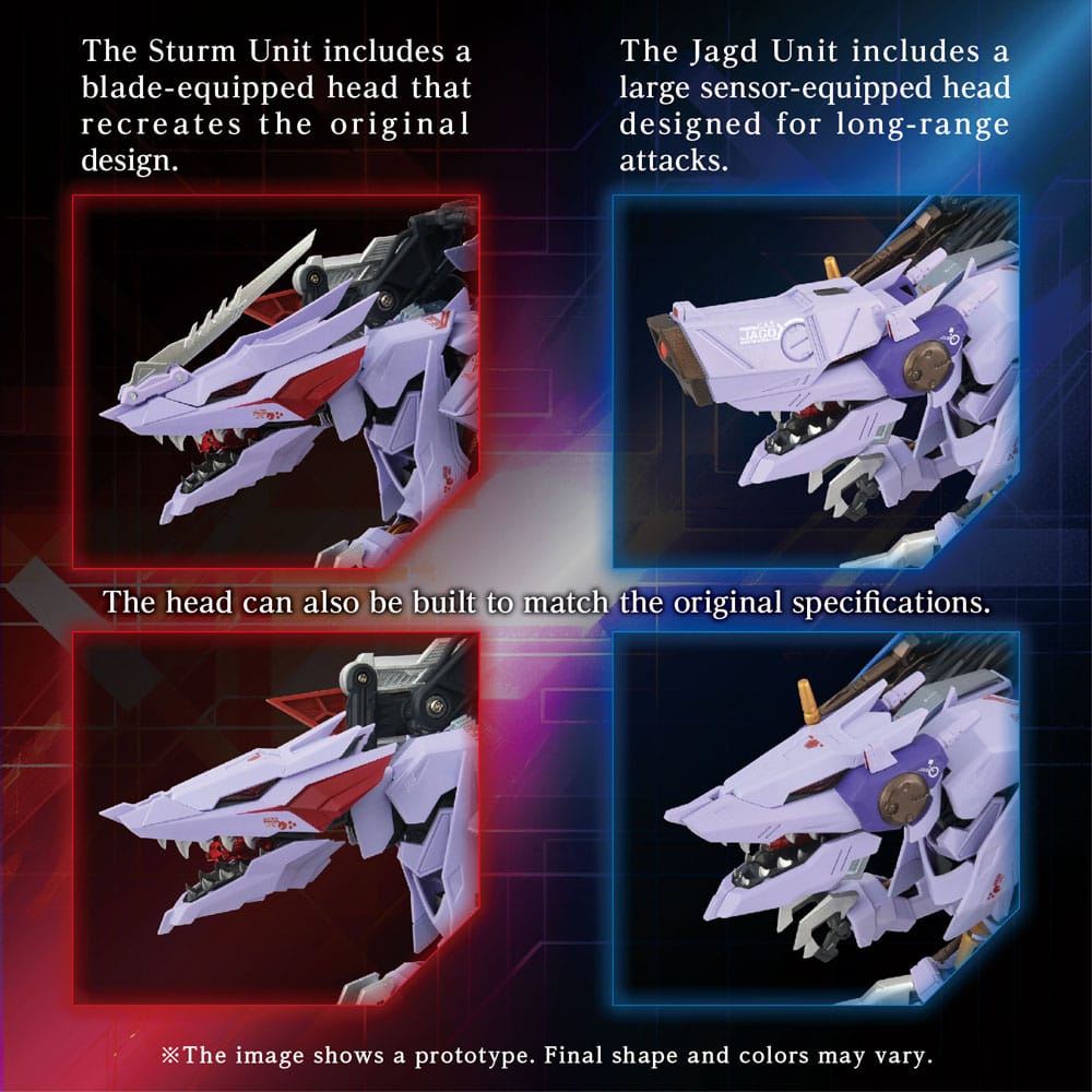 Zoids Model Kit Zubehör-Set AM-Z01CP Berserk Fury Sturm & Jagd Unit 