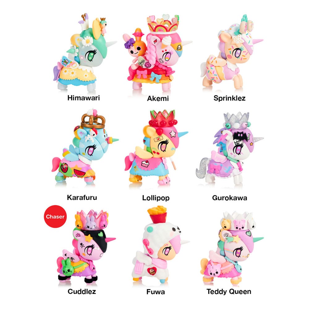 Unicorno Blind Box Figuren Sortiment Harajuku Princess 7 cm (8)