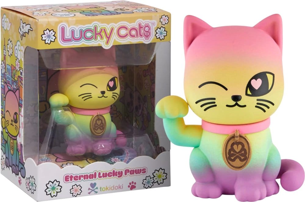 Lucky Cats Window Box Figur Eternal Lucky Paws 6 cm