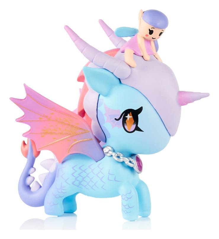 Unicorno Window Box Figur Mystical Dragon Line Fairy Dragon 8 cm