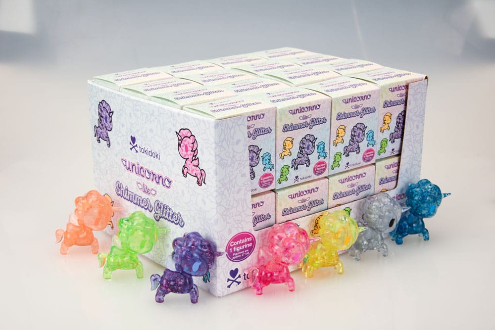 Unicorno Blind Box Figuren Sortiment Shimmer Glitter 5 cm (32)