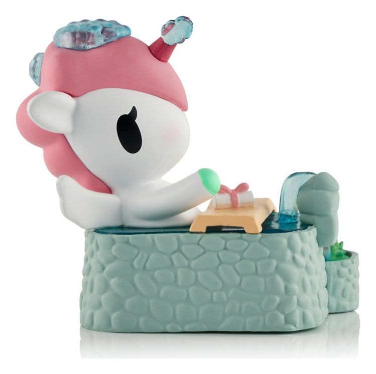 Unicorno Window Box Figur Spa Day Hot Springs Oasis 7 cm