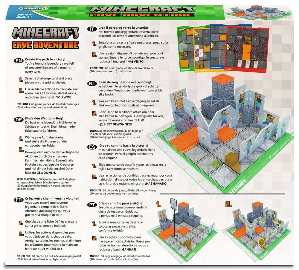 Minecraft Cave Adventure Logikspiel