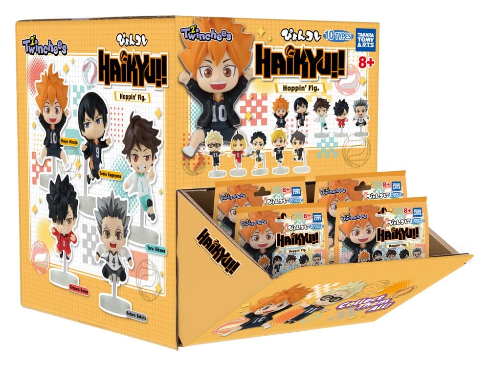 Haikyu!! Twinchees Minifiguren Hoppin' 5 cm Blind Pack Display (24)        