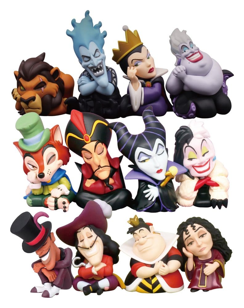 Disney Villains Twinchees Minifiguren Lil' Sleepers 5 cm Blind Pack Display (24)      