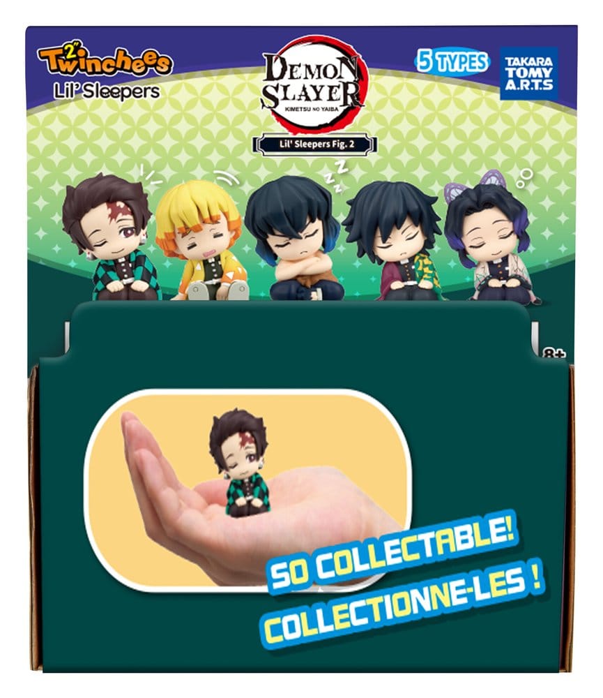 Demon Slayer: Kimetsu no Yaiba Twinchees Minifiguren Lil' Sleepers Wave 3 5 cm Blind Pack Display (24)