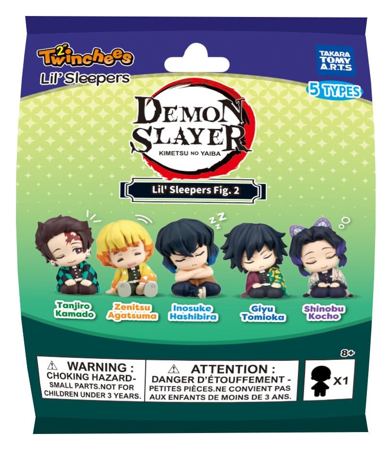 Demon Slayer: Kimetsu no Yaiba Twinchees Minifiguren Lil' Sleepers Wave 3 5 cm Blind Pack Display (24)