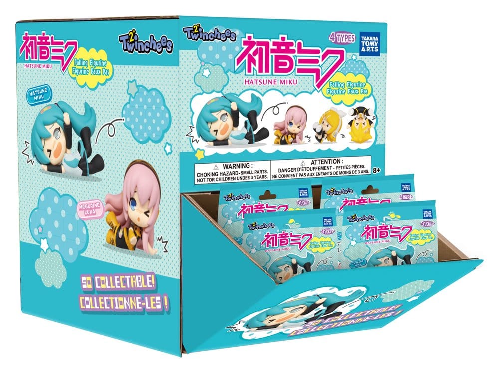 Hatsune Miku Twinchees Minifiguren Fallende Figuren 5 cm Blind Pack Display (24)