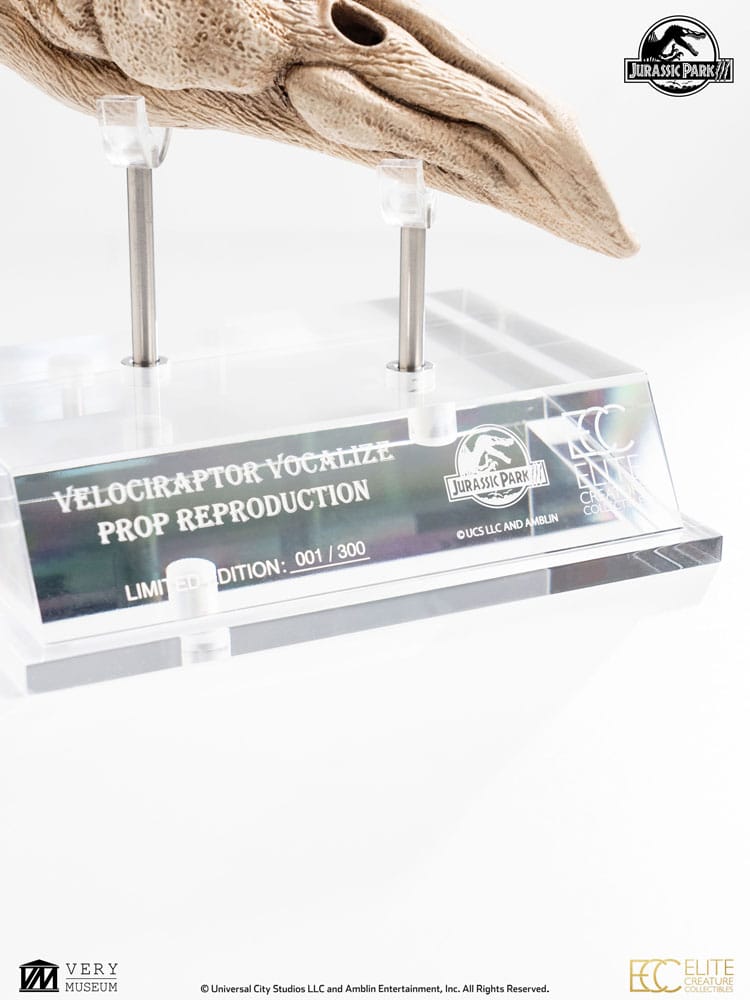 Jurassic Park III Prop Replik 1/1 Velociraptor Resonance Chamber 18 cm