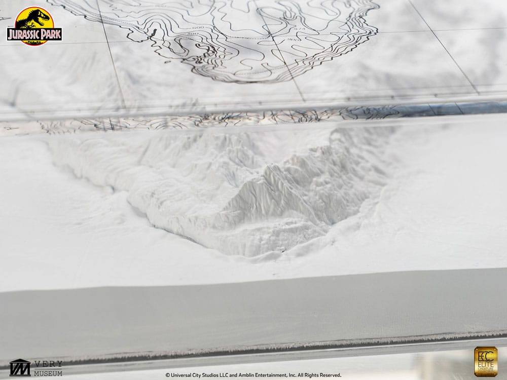 Jurassic Park Topographische Karte Isla Nublar 