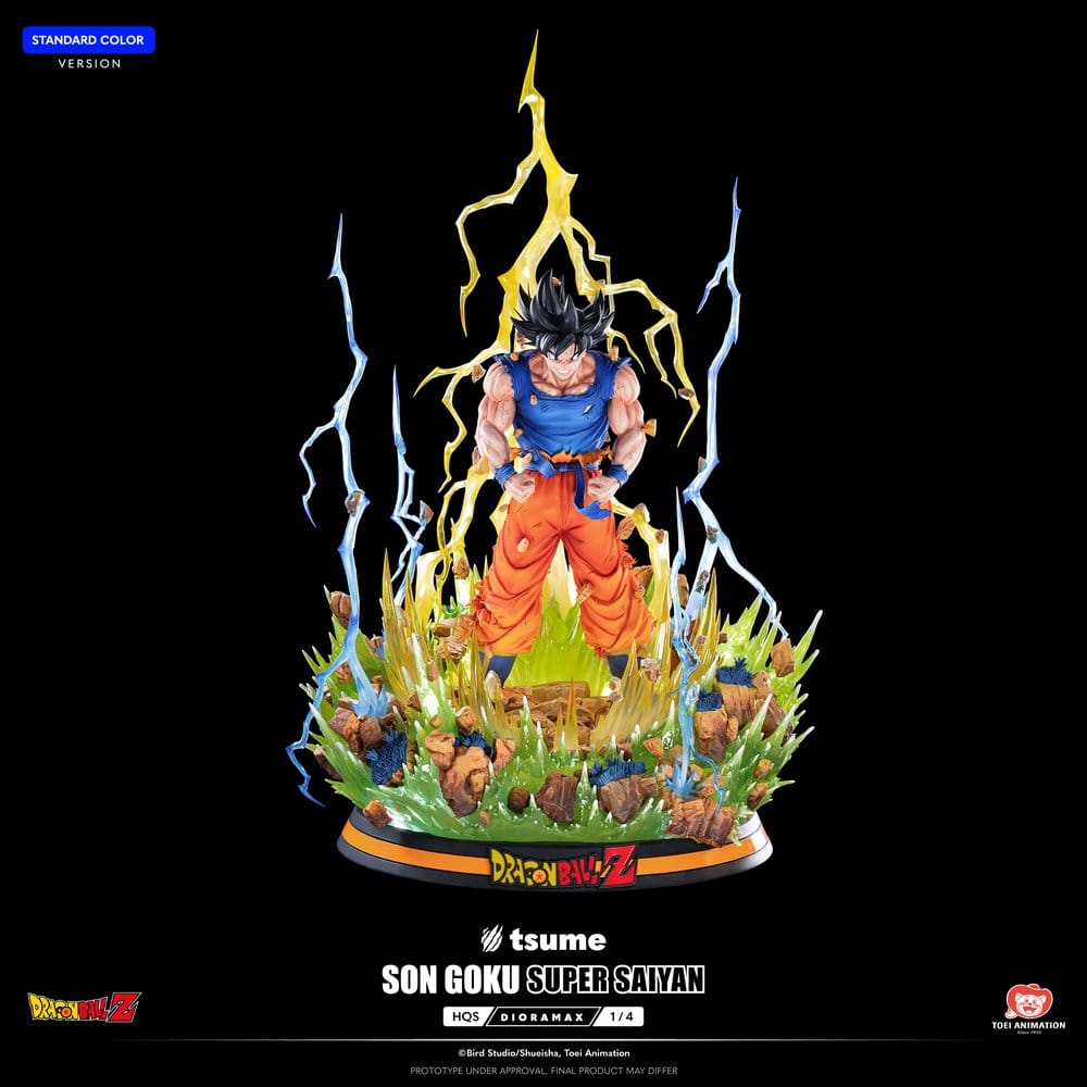 Dragon Ball Z HQS Dioramax Figur 1/4 Son Goku Super Saiyan 51 cm