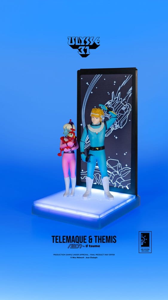 Ulysse 31 Neon Figur 1/9 Telemachus & Themis 20 cm