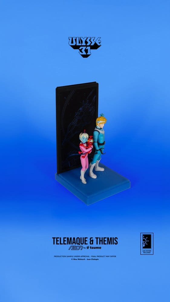 Ulysse 31 Neon Figur 1/9 Telemachus & Themis 20 cm