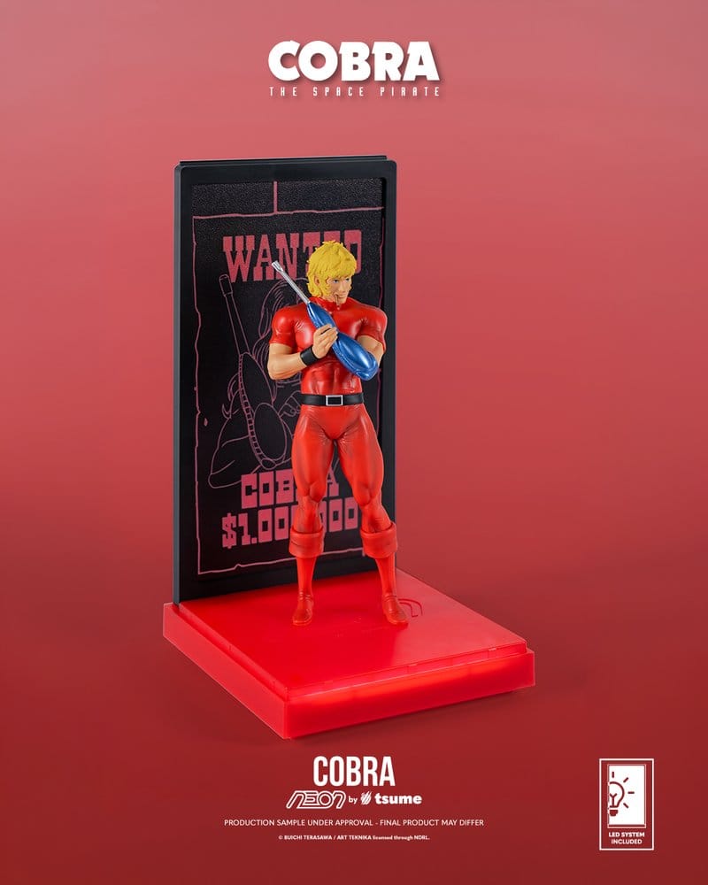 Cobra Neon Figur 1/9 Cobra The Space Pirate 20 cm