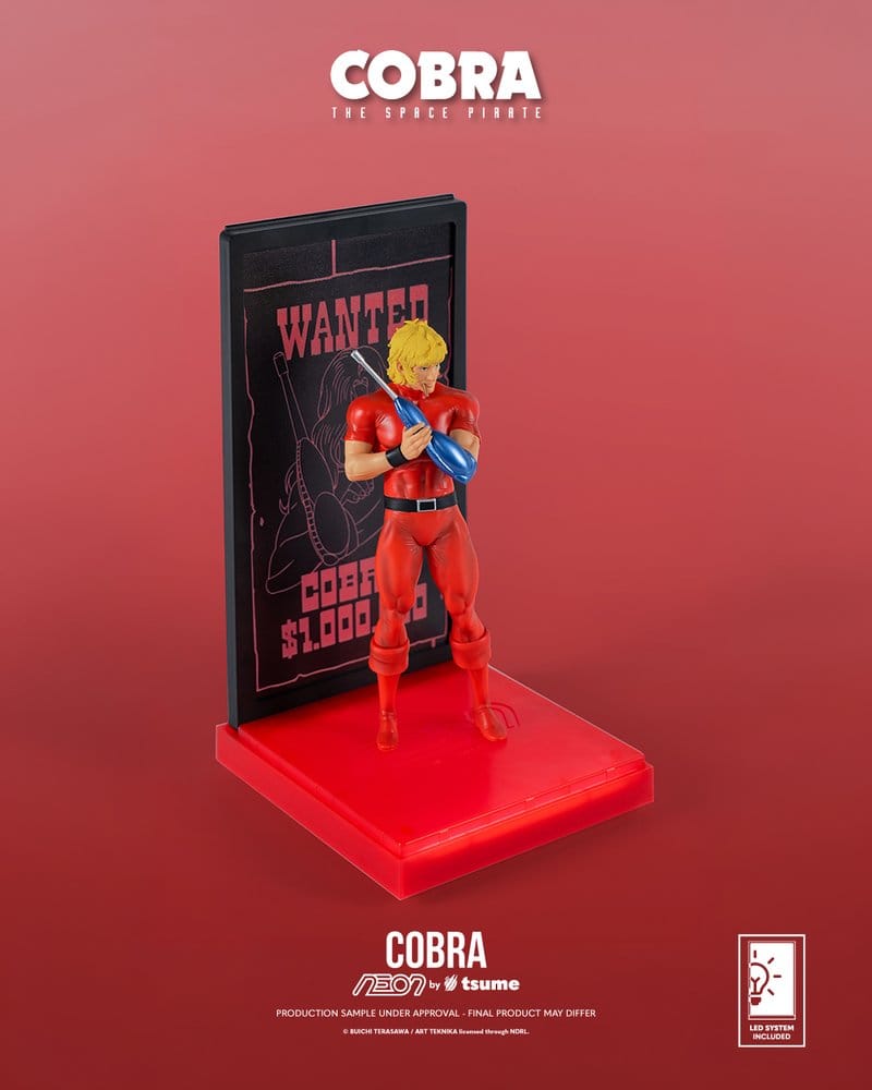 Cobra Neon Figur 1/9 Cobra The Space Pirate 20 cm