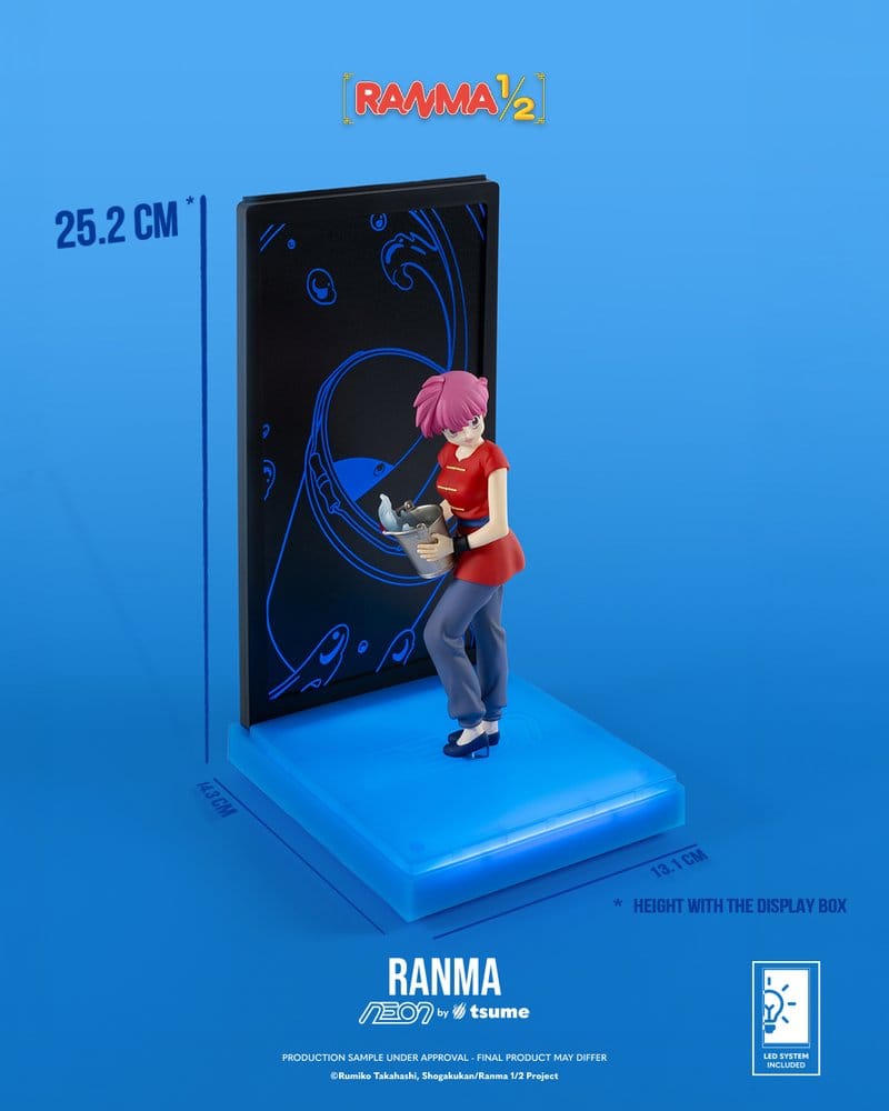 Ranma Neon Figur 1/9 Ranma Saotome Girl 20 cm