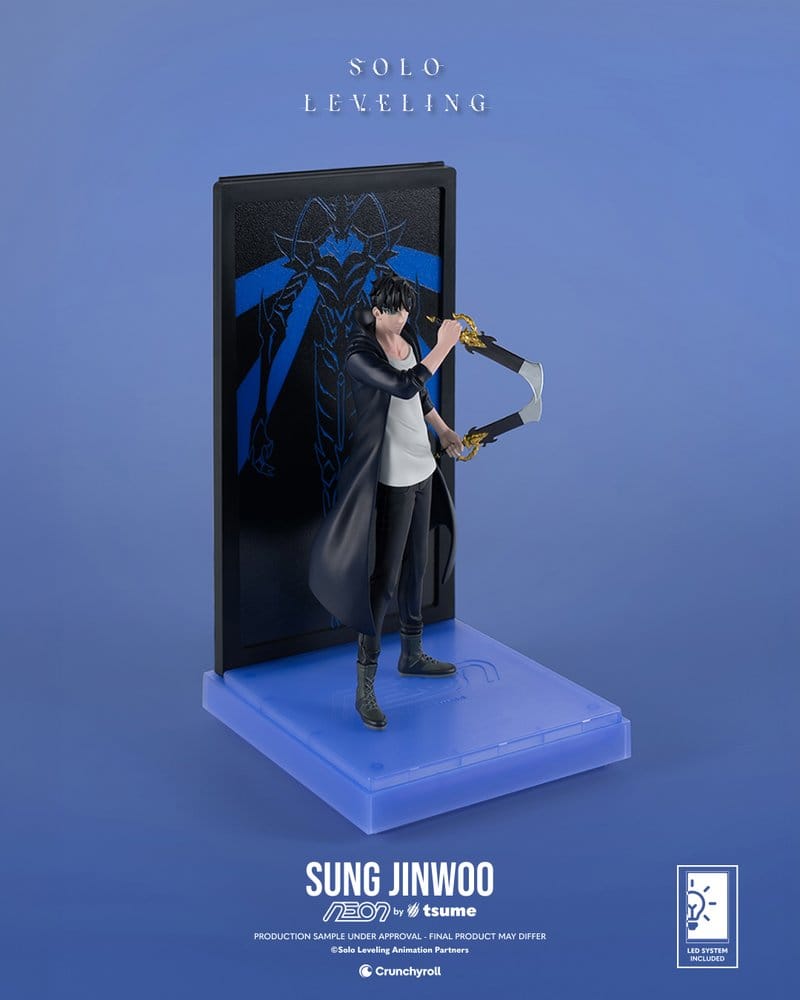 Solo Leveling Neon Figur 1/9 Sung Jinwoo 20 cm