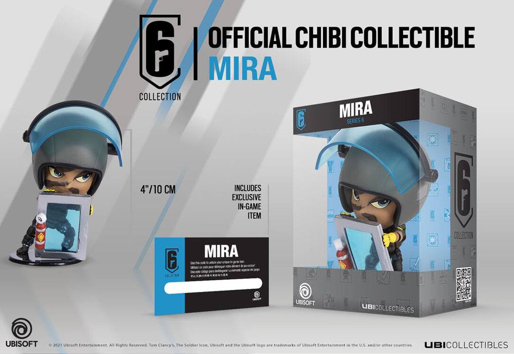Rainbow Six Siege 6 Collection Chibi Figur Serie 6 Mira 10 cm