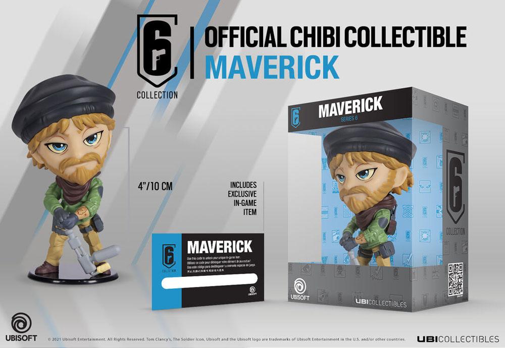 Rainbow Six Siege 6 Collection Chibi Figur Serie 6 Maverick 10 cm