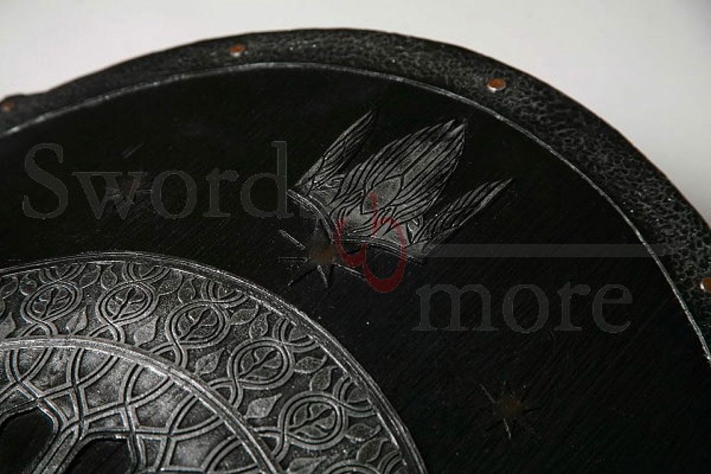 Herr der Ringe Replik 1/1 Gondorisches Schild mit Flagge 113 cm