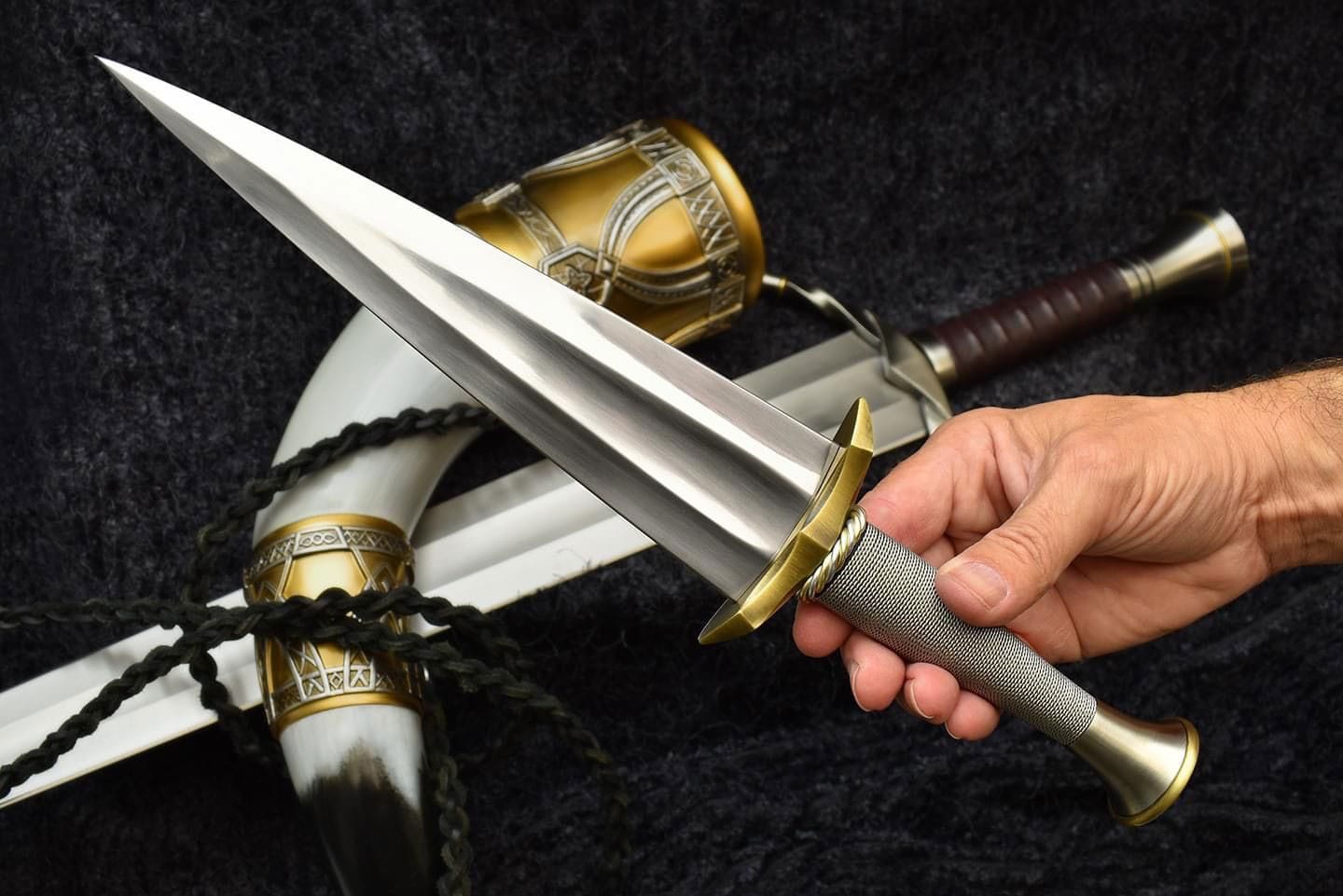 Herr der Ringe Replik 1/1 Boromir's Dolch 50 cm