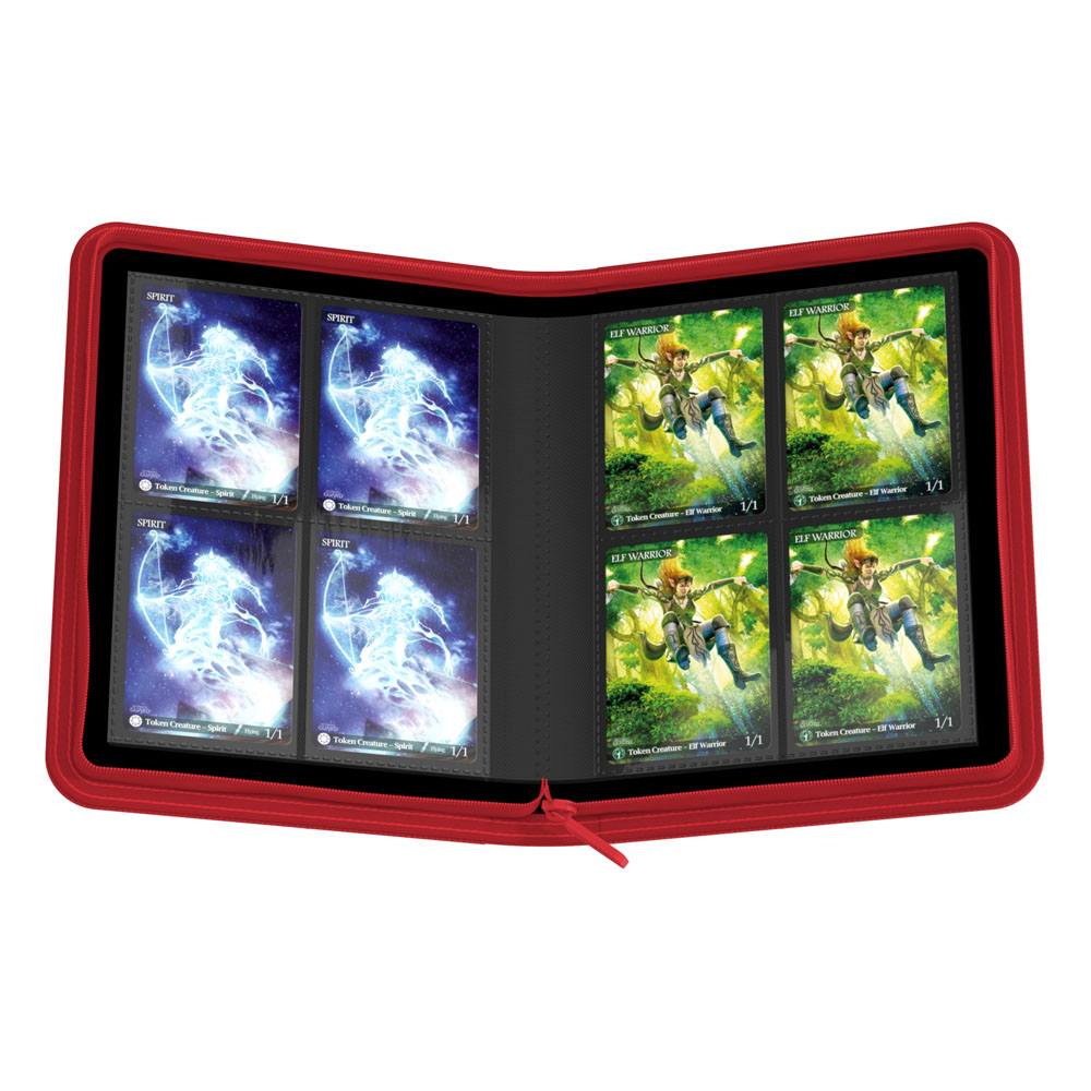 Ultimate Guard Zipfolio 160 - 8-Pocket XenoSkin Rot