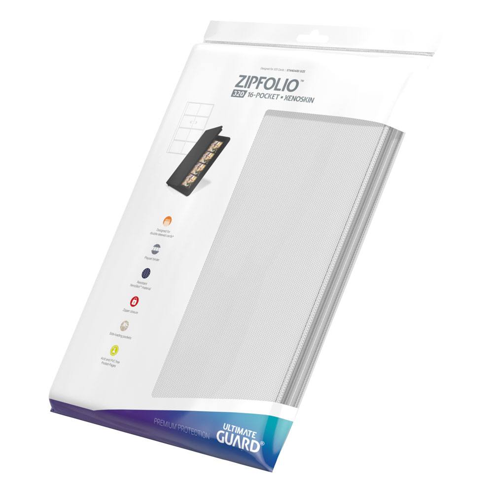 Ultimate Guard Zipfolio 320 - 16-Pocket XenoSkin Weiß