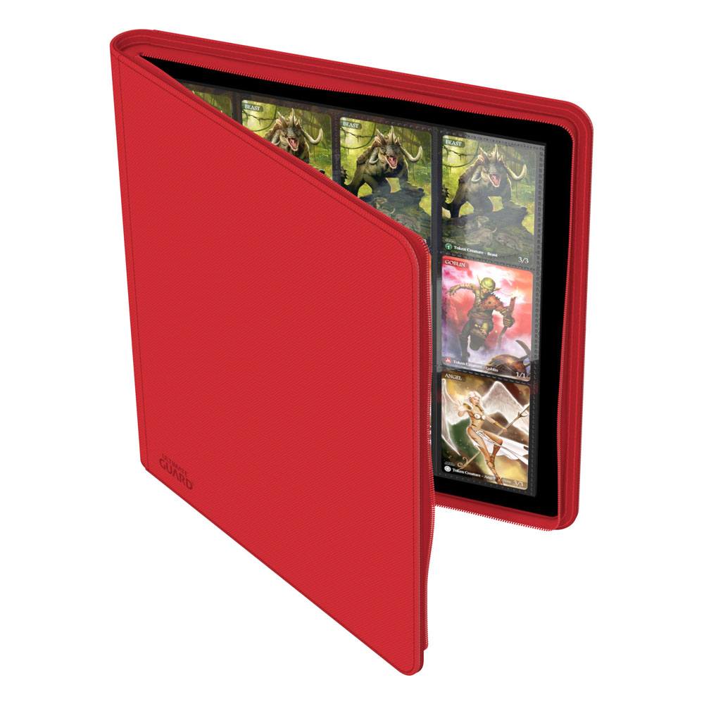 Ultimate Guard Zipfolio 480 - 24-Pocket XenoSkin (Quadrow) - Rot