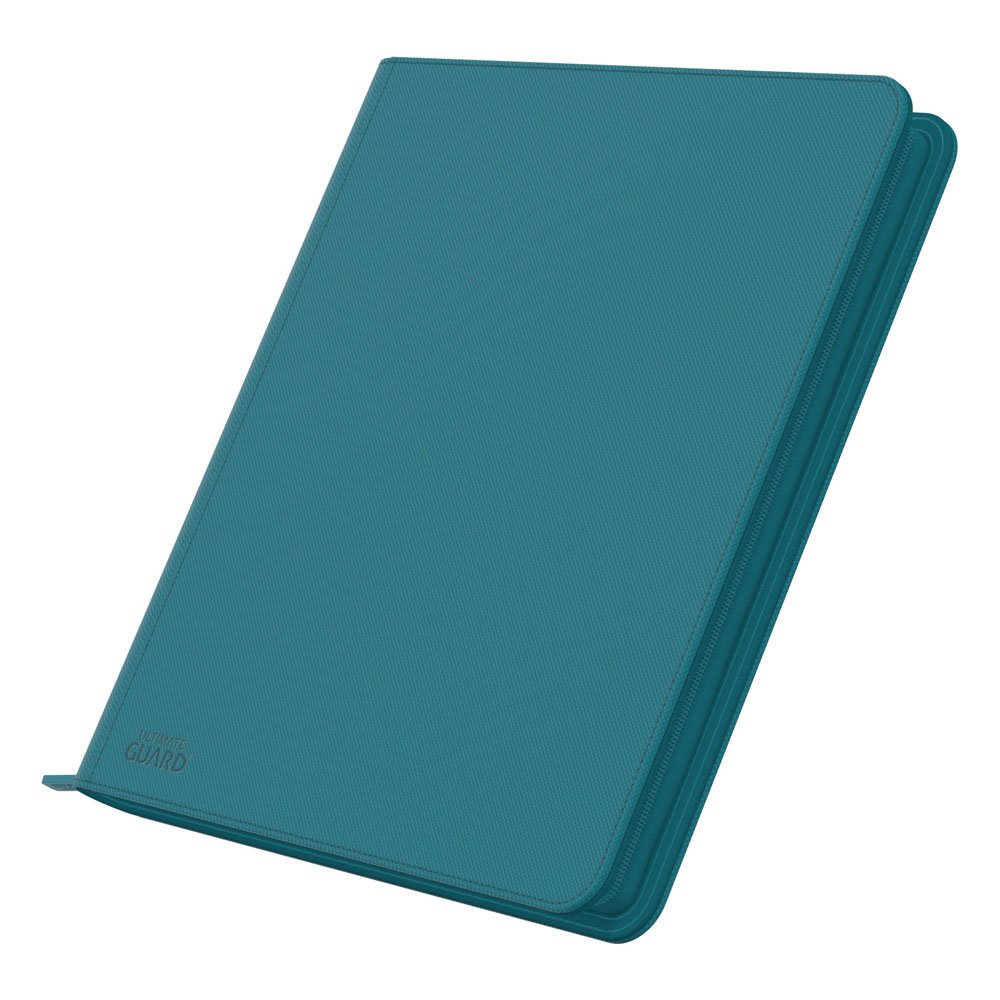 Ultimate Guard Zipfolio 480 - 24-Pocket XenoSkin (Quadrow) - Petrolblau