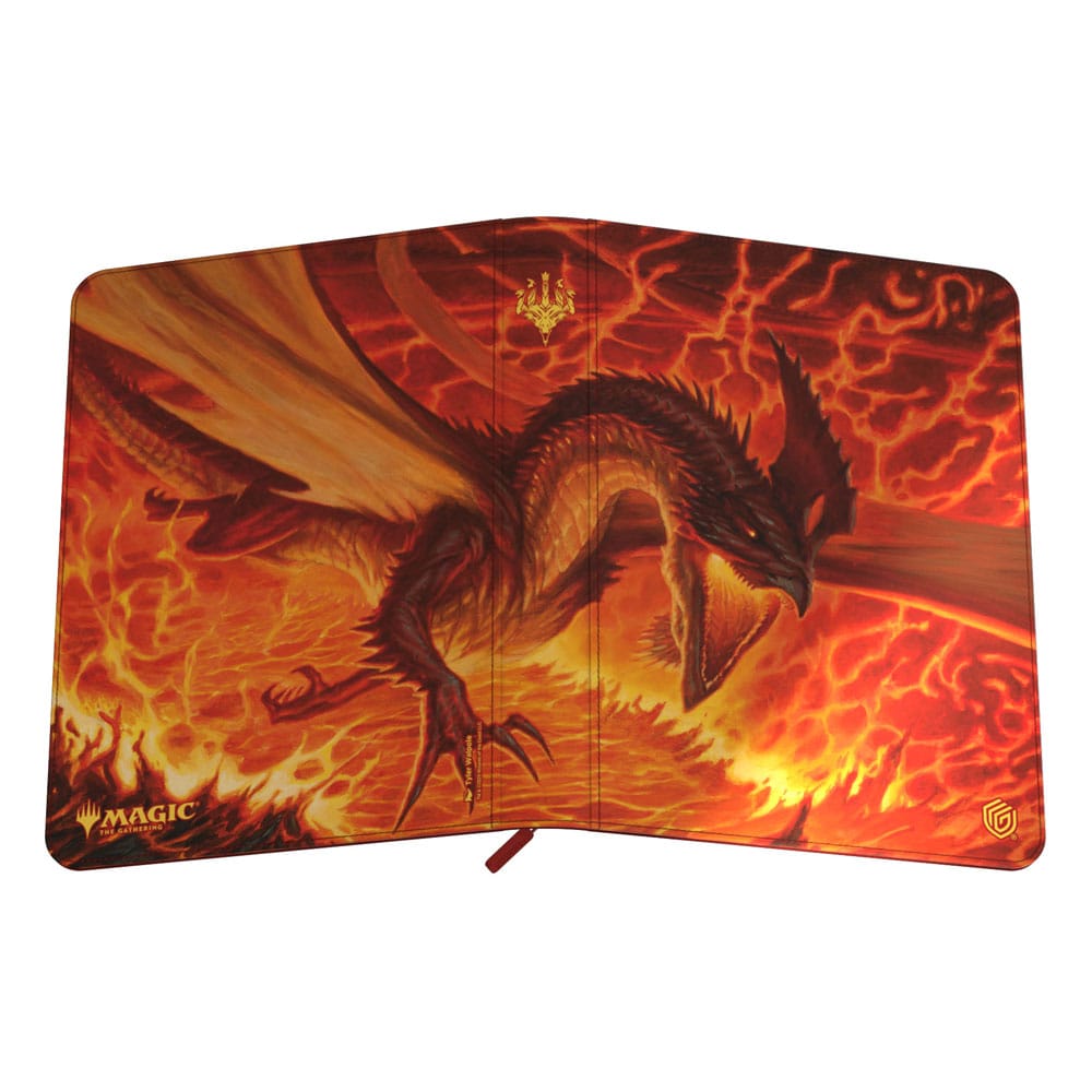 Ultimate Guard Zipfolio 360 Xenoskin Magic: The Gathering "Tarkir: Dragonstorm" -  Magmatic Hellkite