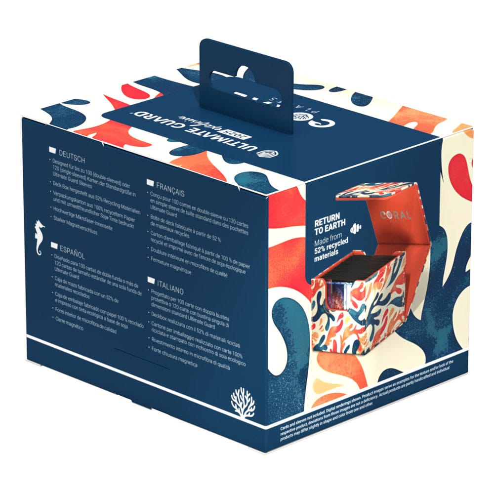 Ultimate Guard Sidewinder 100+ Xenoskin 2025 Exclusive "Coral Places" - Mellow Sea